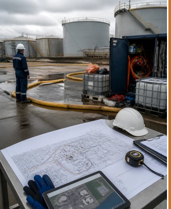 Разработка плана ликвидации разливов нефти в Сердобске